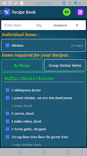 Free Download Grocery List & Recipe Manager APK