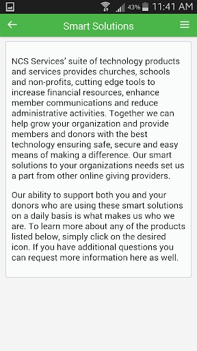 【免費商業App】e-giving by NCS Services-APP點子