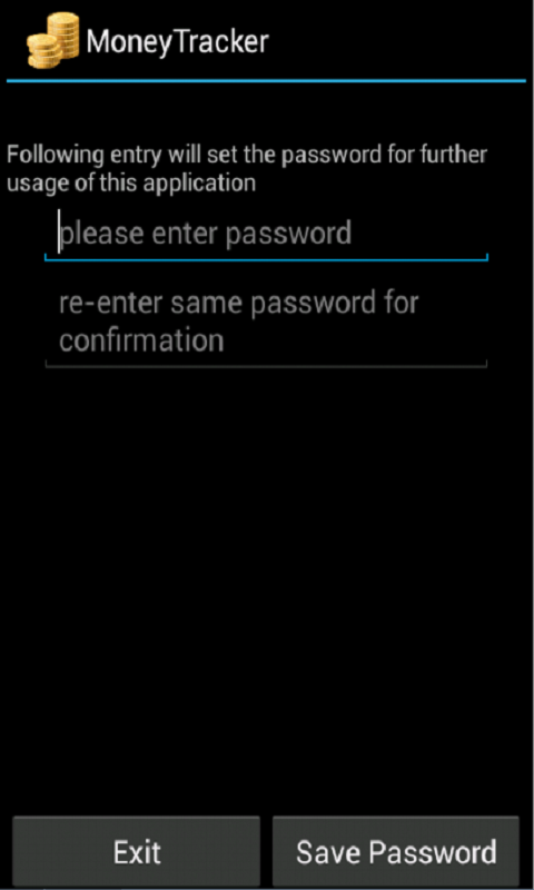 Android application Bud Finance screenshort