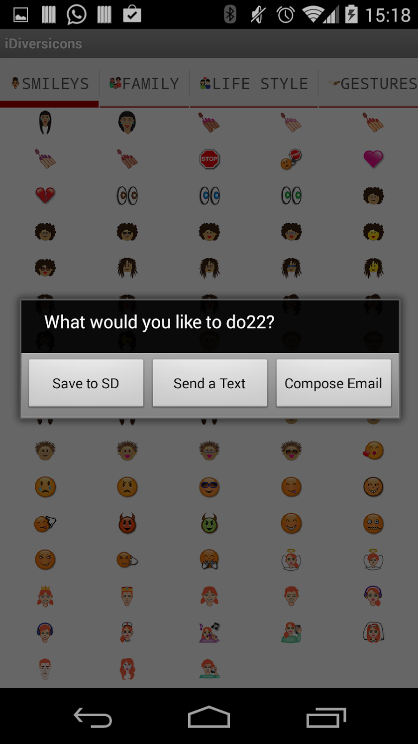iDiversicons 1st Diverse Emoji Screen 1