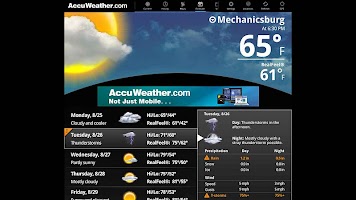 AccuWeather for Sony Tablet P APK Screenshot Thumbnail #2