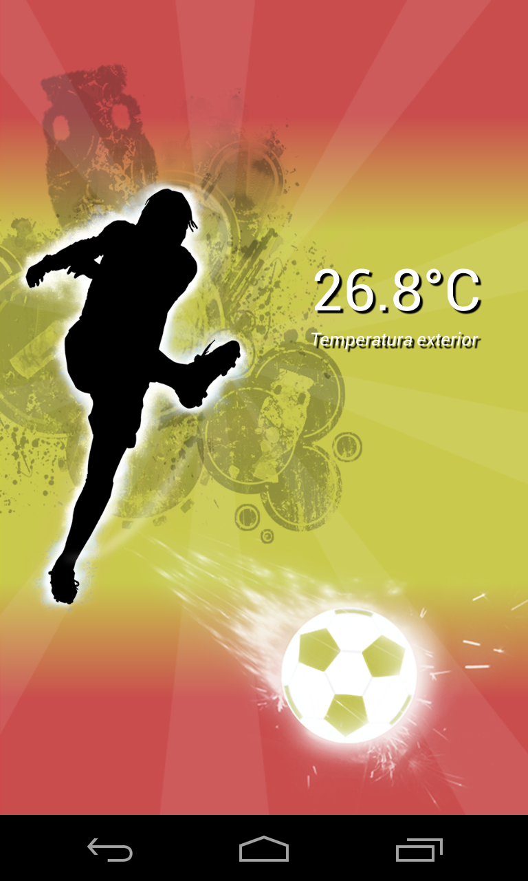Android application Thermometer screenshort