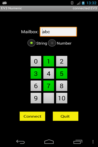 EV3 Numeric Remote