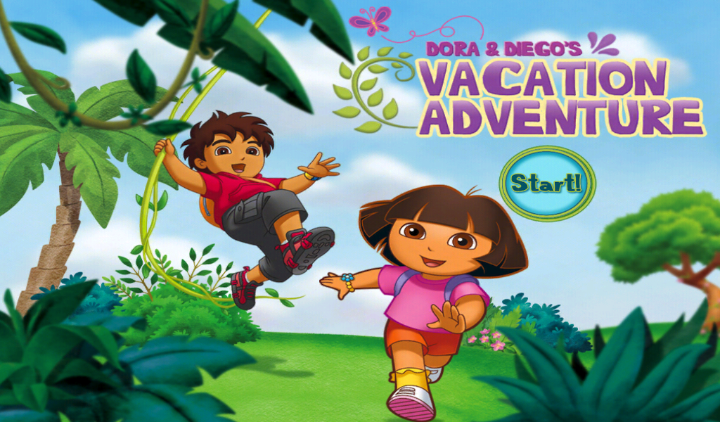 Android application Dora and Diego's Vacation HD screenshort