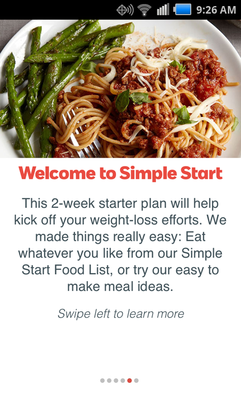 Simple Start - Weight Watchers