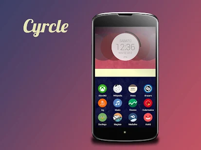 Cyrcle Icônes Apex Go Nova Adw - screenshot thumbnail