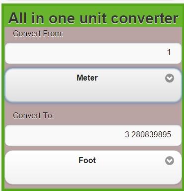 Unit converter all in one
