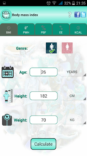 BMI Calculator: Measure Metabolism, Target Heart Rate and Belly Fat