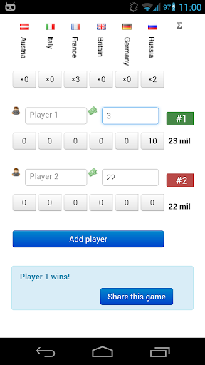 Imperial Score Calculator