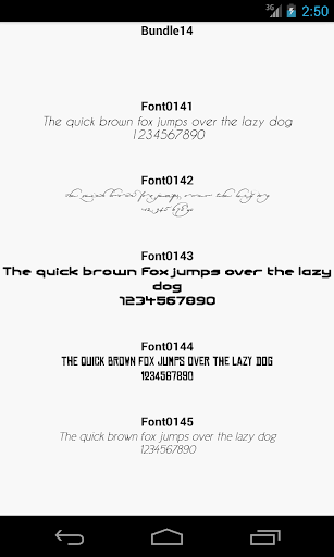 Fonts for FlipFont 14