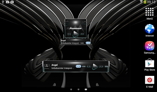 【免費音樂App】Poweramp widget Petrol Glow-APP點子