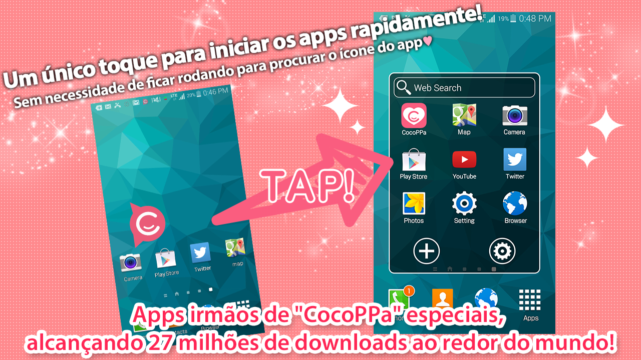   Aplicação Launcher★CocoPPa Pot: captura de tela 
