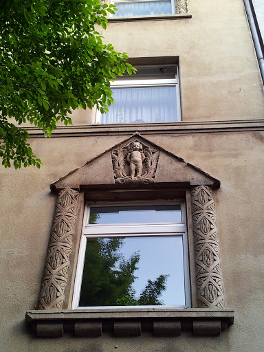 Dortmund verziertes Fenster