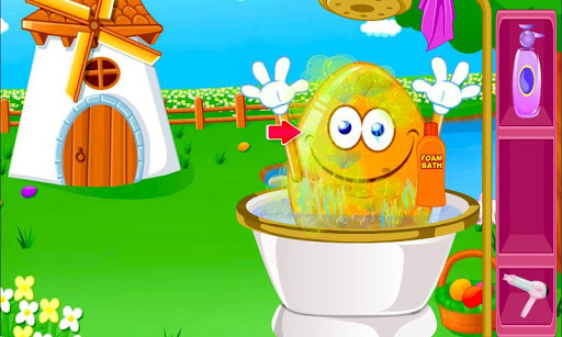 Easter Egg Bathing