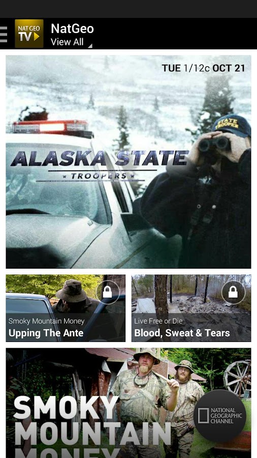 Nat Geo TV Episodes & Live TV Android Apps on Google Play