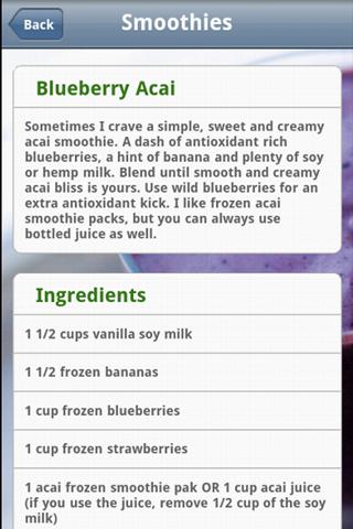 Smoothies Screen 2