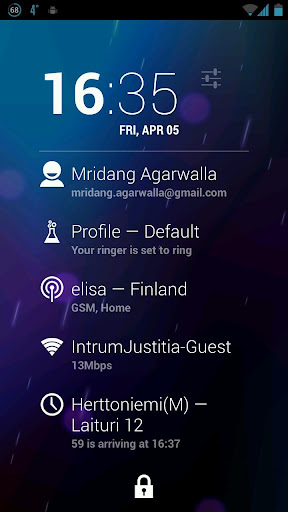 Dashclock Profiles Extension