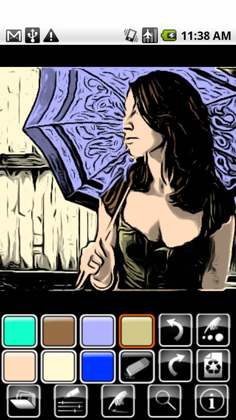 Android application ToonPAINT screenshort