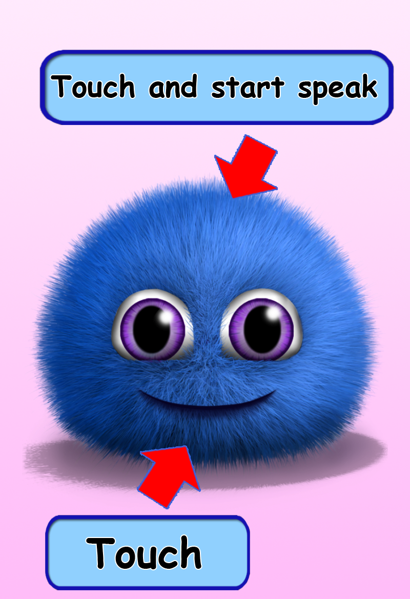 Talking Fluffy Ball Screen 1