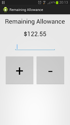 Remaining Allowance