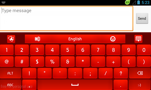 GO Keyboard Red Rose Screenshots 6