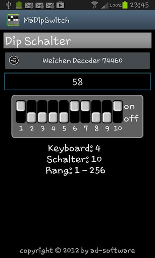 【免費工具App】MäDipSwitch digital decoder-APP點子