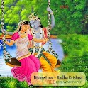 Divine Love Radha Krishna Free logo