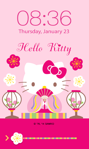 Hello Kitty Sakura Screen Lock