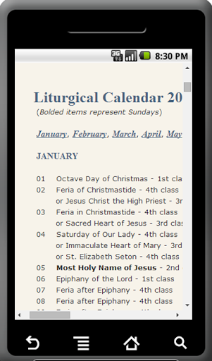 【免費通訊App】1962 Liturgical Calendar-APP點子