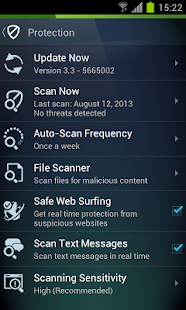 Antivirus PRO für Mobilgeräte - screenshot thumbnail