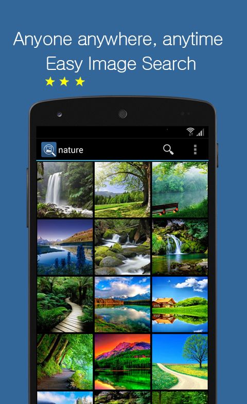Android application PicFinder - Image Search screenshort