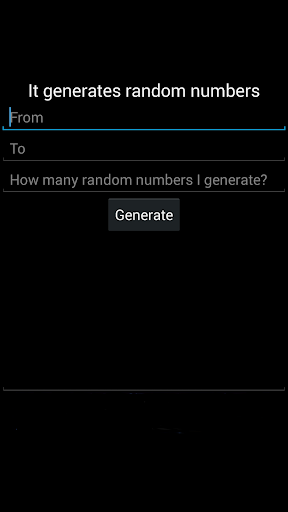 Random Numbers