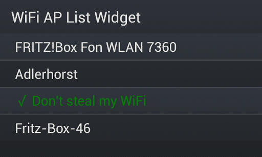 【免費通訊App】WiFi AP List Widget-APP點子