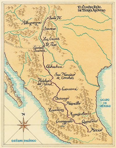 Mapa del Camino Real