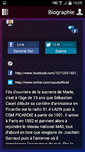 L'appli. officielle de Cauet Screenshots 2