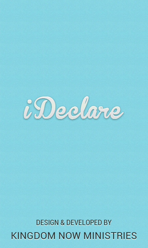 Android application iDeclare screenshort