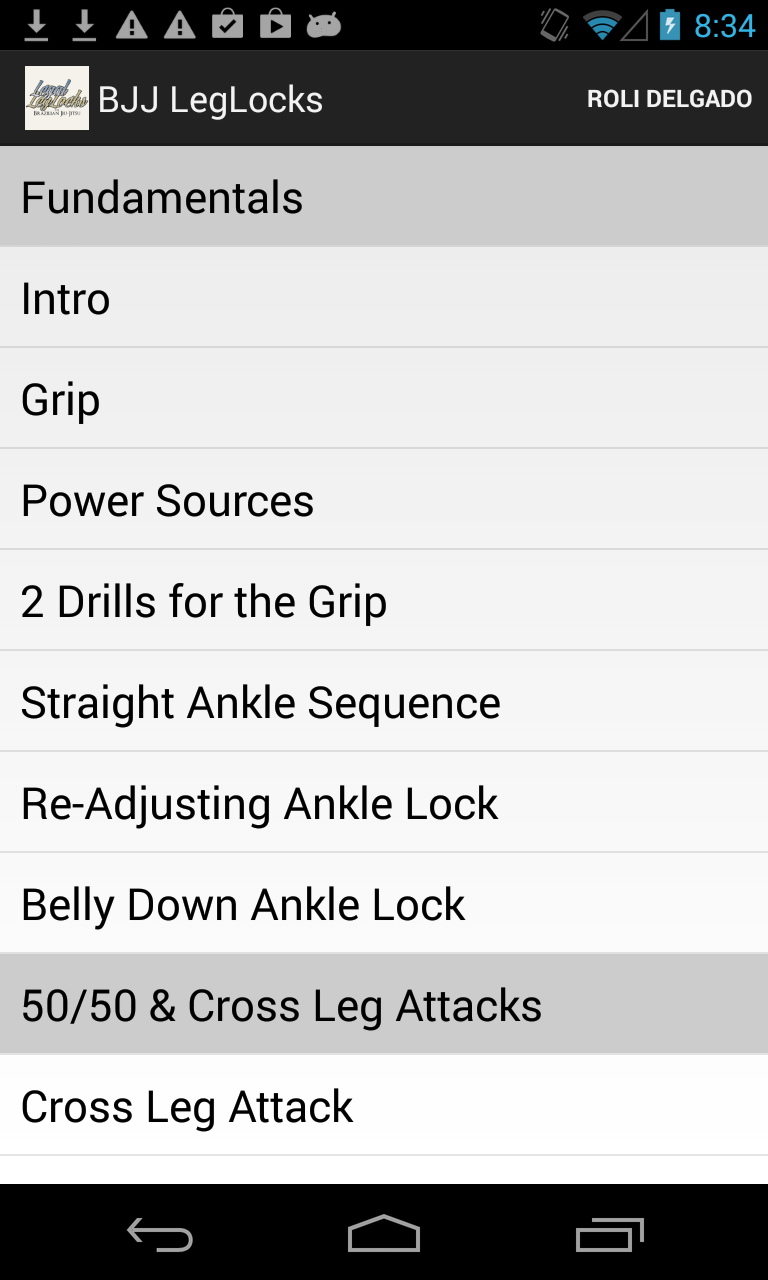 Legal Leg Locks Screen 1