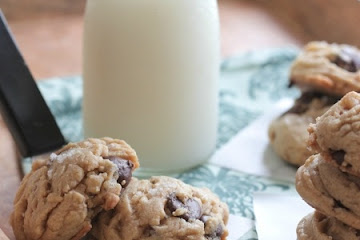 Salted Brown Butter Dark Chocolate Chip Cookies