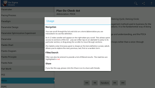 【免費書籍App】Six Sigma Glossary-APP點子
