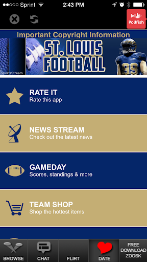 【免費運動App】St. Louis Football STREAM-APP點子