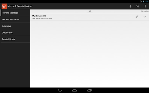 Microsoft Remote Desktop - screenshot thumbnail