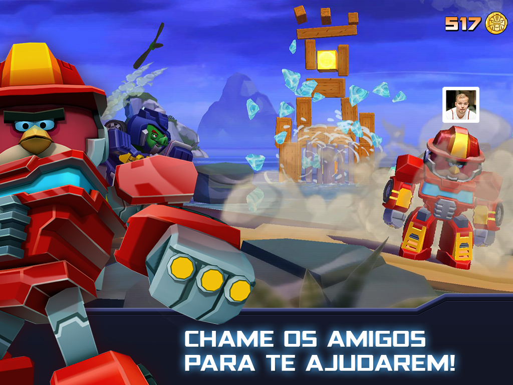 Angry Birds Transformers: captura de tela