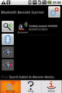 Bluetooth Barcode Scanner Demo