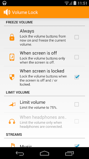 Volume Limit Lock