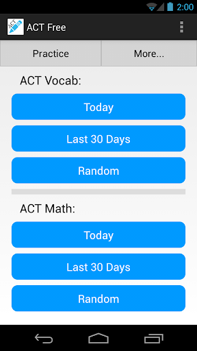 ACT Question of the Day Free