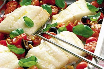 Roasted fish Italian style
