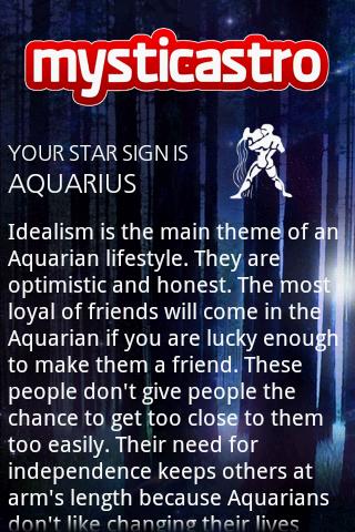Personal Horoscope PRO Screen 3