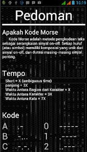 Belajar Kode Morse Screenshots 1