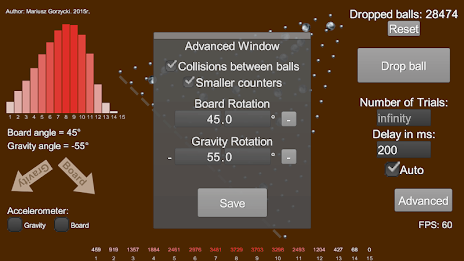 Galton Board Simulation poster 5