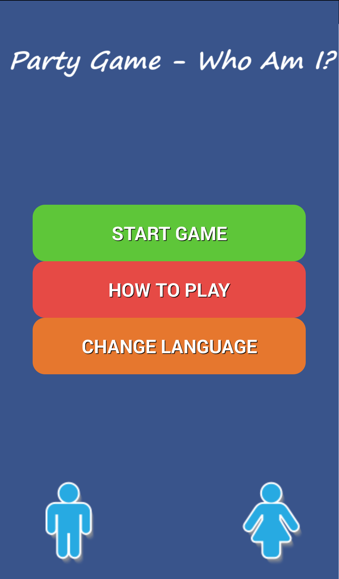 Android application Party Game -Who Am I? screenshort